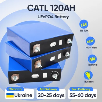 CATL 120AH LiFePO4 Baterija 12V Baterij Litij-Prizmatični Fosfat LFP 24 36 48V Baterije Sončne Energije Sistema za Shranjevanje