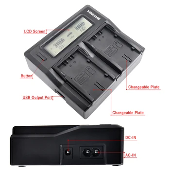 Ultra Hitro LCD Dvojni Polnilnik Kompleti za Panasonic CGA-D54S Baterije CGA-D220, CGA-D320, CGA-D54, CGR-D08, CGR-D16, CGR-D28, CGR-D53
