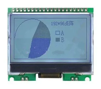 20PIN COG I2C SPI 19296 LCD Grafični Zaslon Modul ST75256 Krmilnik 3.3 V, 5V Modra/Bela Osvetlitev Vzporedni Vmesnik