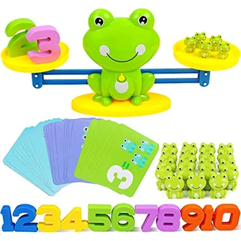 Homeschool Vrtec Balance Board Igra Predšolskih Dejavnosti Matematiko Učenje Montessori Cool Igrače Izobraževalne s Žaba
