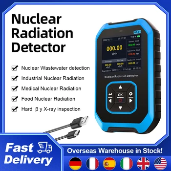 FNIRSI GC-01 Jedrsko Sevanje Detektor Geiger Števec X-ray γ-ray β-ray Detektor Marmorja Radioaktivnosti Tester Osebni Dozimeter