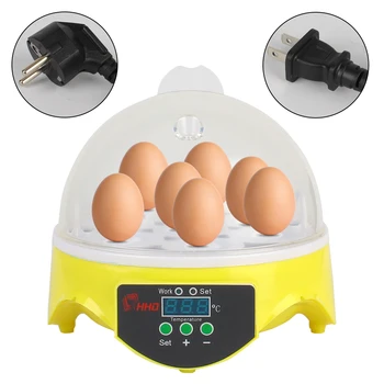 Za Piščanca Raca Ptica, Golob Kmetiji Valilnica Nastavljiv Digitalni Temperatura 7 Jajce Perutnine Inkubator Mini Jajce Inkubator Brooder