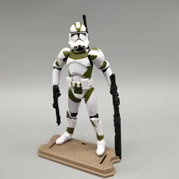 Star Wars Zapuščina Zbirka 442ND Battallion Zelena Bela Clone Trooper Je 3,75