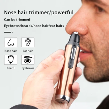 Ušesa, Nos Hair Trimmer Clipper Električni Britje Varnost za Nego Obraza, Nos, Brada Čiščenje Stroj za Moške, Ženske Neboleče Odstranjevanje Dlak