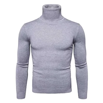 2023 Novo Turtleneck Pulover Za Moške Dolg Rokav Bluzo Tanek Pulover Sweater Moški Jeseni, Pozimi Debele Topla Oblačila