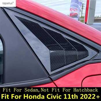 2PCS Avto Zadnje Okno Zaklopa Reže Strani Zraka Vent Dekor Kritje Trim Za Honda Civic 11. 2022 2023 Plastični Dodatki Zunanjost