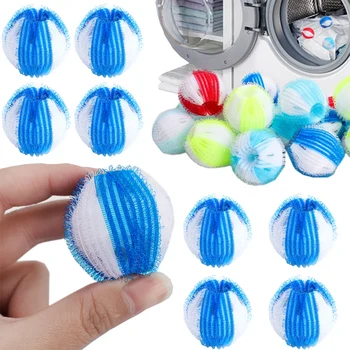 10pcs/Set za enkratno uporabo Dryer Balls Pralnica Žogo Pisane Najlon Pranje Sušenje mehčalca Žogo za Dom Oblačila za Čiščenje Orodja
