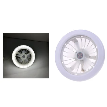 E27 LED Stropni Ventilator Lučka 1-Orodje za Hitro Hladilni Ventilator daljinskem upravljalniku, Ventilator Svetloba, možnost zatemnitve Stropne Luči Ventilator Lučka B36A