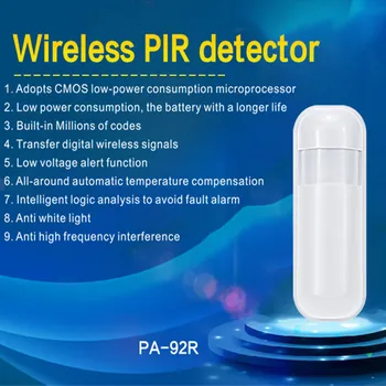 Mini brezžični alarm senzor z infrardeči senzor za dom