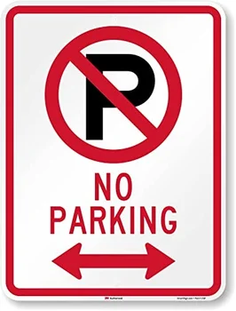 No Parkiranje Retro Kovin, Aluminija Prijavite Zasebne Lastnine na Prostem Garaža Ulica Doma Bar Klub Retaurant Stenski Dekor Znaki 12X8 V