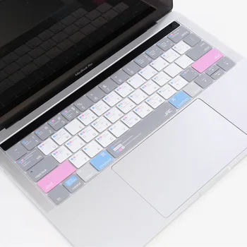 Ultra Tanek Silikonski MAC OS Bližnjice za Tipkovnico Pokrov Za Apple Macbook Pro16