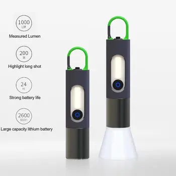 LED Polnilna Taktično Laser Svetilka Luč Plezalni Kamp vodo neprepustnimi Razsvetljavo Zoomable na Prostem