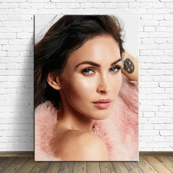 Megan Fox Plakat Filma Star Platno Umetnosti Svile Plakatov In Fotografij Wall Art Za Cafe Dormitorij Dekle Soba Doma Dekor Slikarstvo Darilo