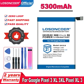 LOSONCOER 5300mAh G013C-B Go13C-B C1 G013CB Baterija Za Google Pixel 3 XL 3XL Pixel XL 3 Mobilnega Telefona Baterije