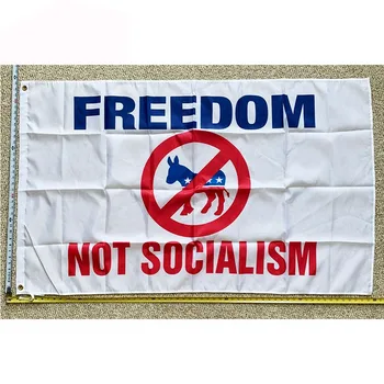 Donald Adut Zastavo BREZPLAČNA DOSTAVA Svobode Ne Socializem W Desantis ZDA Prijavite 3x5' yhx0045