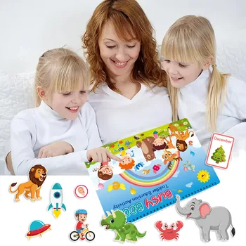 Novo Zaposlen Knjige za Otroke 2 3 4 Letih Predšolski Otroci, Učenje Igrače Toddlers Dejavnosti Knjiga Montessori Otroške Igrače angleški Knjigi Libro