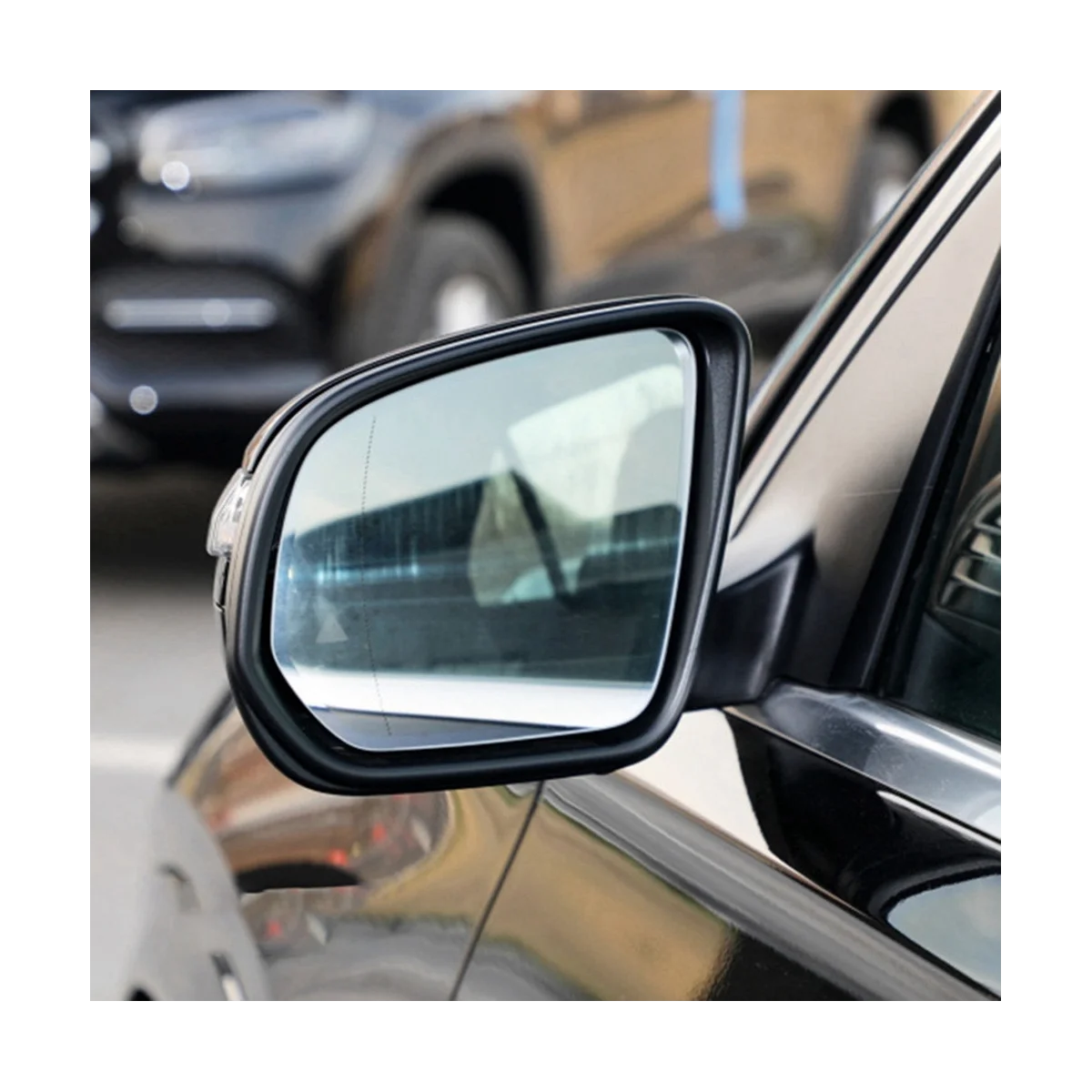 Avto Ogrevano Auto Slepa Pega Vzvratno Ogledalo, Steklo za Mercedes-Benz GLE W167 GLS 2020 - G-Razred W464 2019 - Desno