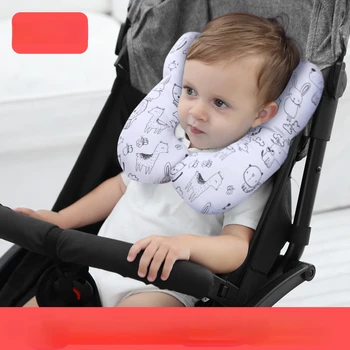 Otroci Vratu Blazino Prenosni U Obliko Stroj za Malčke Voziček Avto Sedež za Hranjenje Podporo otrokom Glavo Zaščitnik