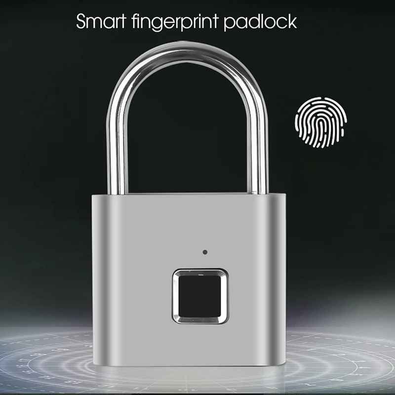 Polnilna Zaklepanje Vrat prstni odtis Smart Ključavnico brez ključa USB Hitro Smart Biometričnih Prstnih odtisov, Vrati, Ključavnico