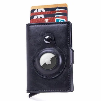 Za Airtag Denarnica Usnjena torbica Apple AirTag GPS Tracker za Moške Zraka oznako Denarnico z Denarjem Posnetek RFID Blokiranje Kreditne ID Kartico sim