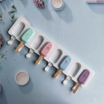8 Celic Magnum Silikonsko Plesni Silikonske Ice Cream Plesni Popsicle Plesni DIY Sladoled Plesni Ledu Pop Maker Plesni Ledu Pladenj