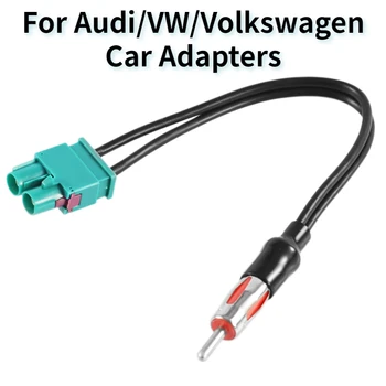 Avto Radio Audio Kabel Adapter Avdio Kabel Antene Moški Dvojni Fakra - Din Moški iz Zraka Za Audi/VW/Volkswagen Avto Adapterji