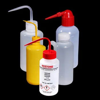 PE 150 ml 250 ml 500 ml Stisnite Pranje Čiščenje Piha Pisane Varnost Steklenico Lab Plasticware Kemijski Reagenti Preizkusa