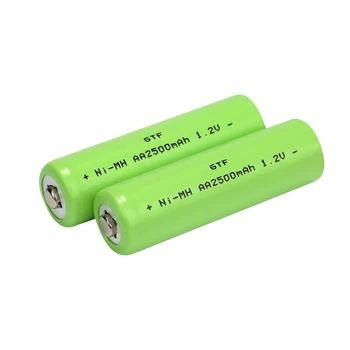 Baterije AA 1,2 V 2500mah baterije za polnjenje Ni-MH AA 14500 za Philips Električni Brivnik Britev Igrače Fotoaparat Zamenjava Baterij