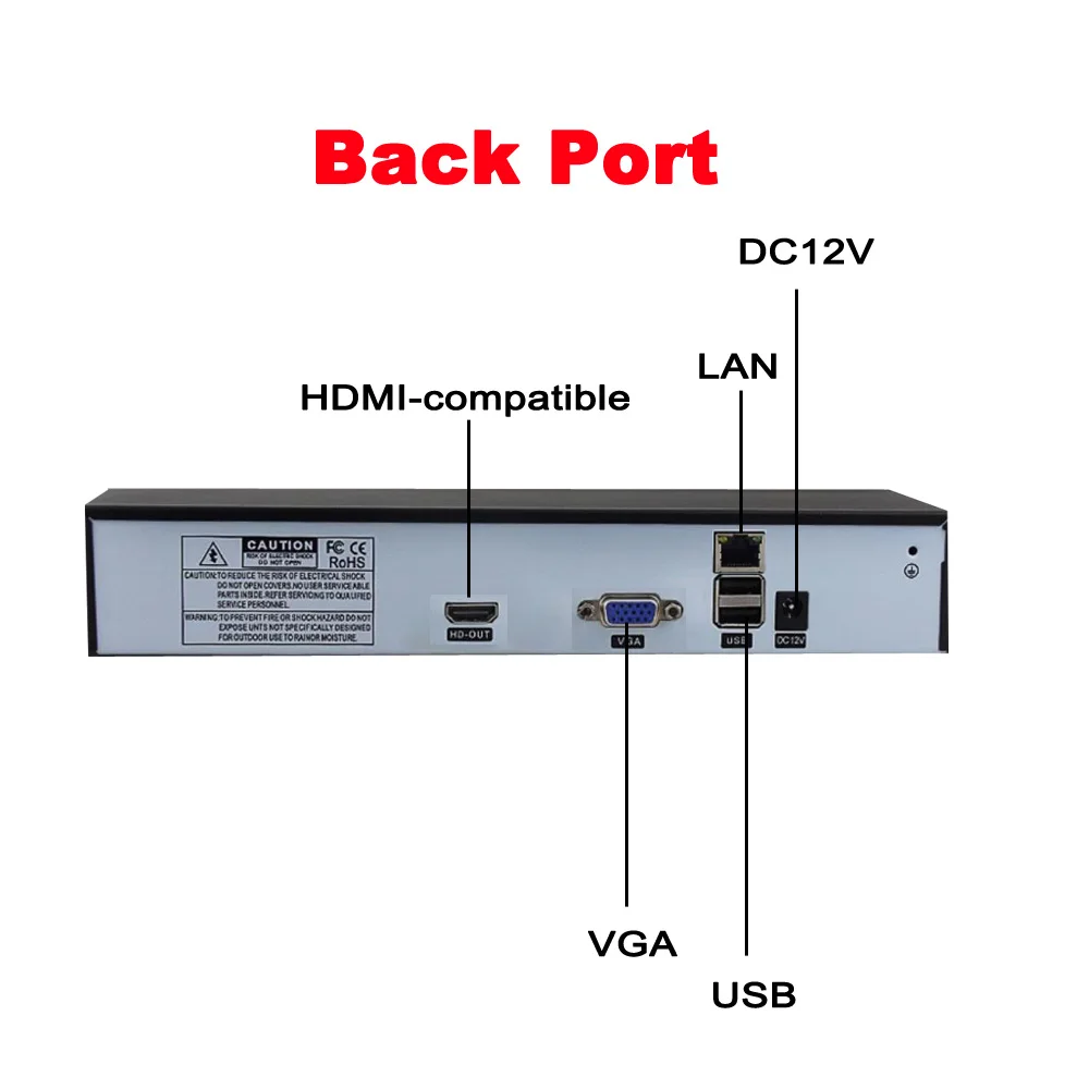 NVR 16CH 1080P 2MP XMEye CCTV 4CH 5MP Omrežja, Video Snemalnik, nadzorovati Varnostne Kamere Sistem DVR Zaznavanje Gibanja CMS VMS