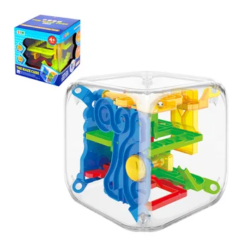 1pc Labirint Igrača Izobraževalne 3D Puzzle Ročni Žogo Vozni Kocke, Krogle Bilance Igrača Labirint Polje za Otroke
