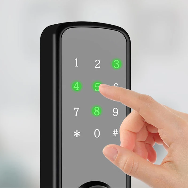 Tuya TTlock Wifi Elektronski Smart zaklepanje Vrat z Biometrični čitalnik Prstnih Digitalni Geslo Rfid Kartice Inteligentni brez ključa Doorlock