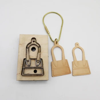 Japonska Jekla Rezilo Usnje Umre Cut Roko Udarec Orodje Obesek Keychain Dekor Predlogo Die Kalup Za DIY ročno Leathercarft 80 mm