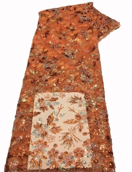 V evropi in zda mehurček vezene tkanine novo totem, luksuzna poročna obleka za obleko tkanine, 5 metrov