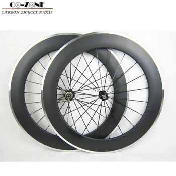 88mm ogljika, aluminija kolesa 700 c cestna kolesa clincher carbon alloy zavorne površine ogljikovih kolesa, cestna kolesa, ogljikov dvojic