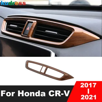 Za Honda CR-V CRV 2017-2019 2020 2021 Lesa Zrn Avto sredinski Konzoli Zraka Vent Vtičnico Kritje Trim Notranje Oblikovanje Dodatki