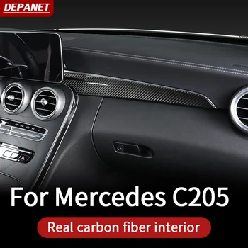 ogljikovih vlaken nadzorno ploščo Za leto 2015+ Mercedes W205 amg coupe / notranje trim c63 mercedes c razreda opreme Mercedes X253 glc