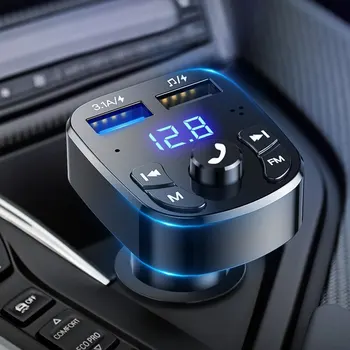 Avto MP3 player, FM Bluetooth sprejemnik avto glasbe USB flash drive blaga z dvojno USB avto hitro polnjenje