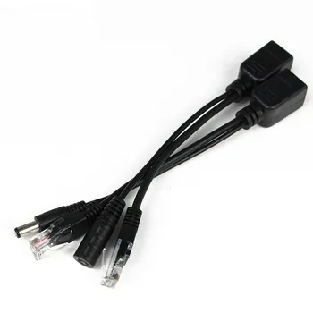 1pair POE Kabel Pasivne Power Over Ethernet Adapter Kabel POE Delilnik Napajanje Napajalni Modul 12-48v za IP Kamero