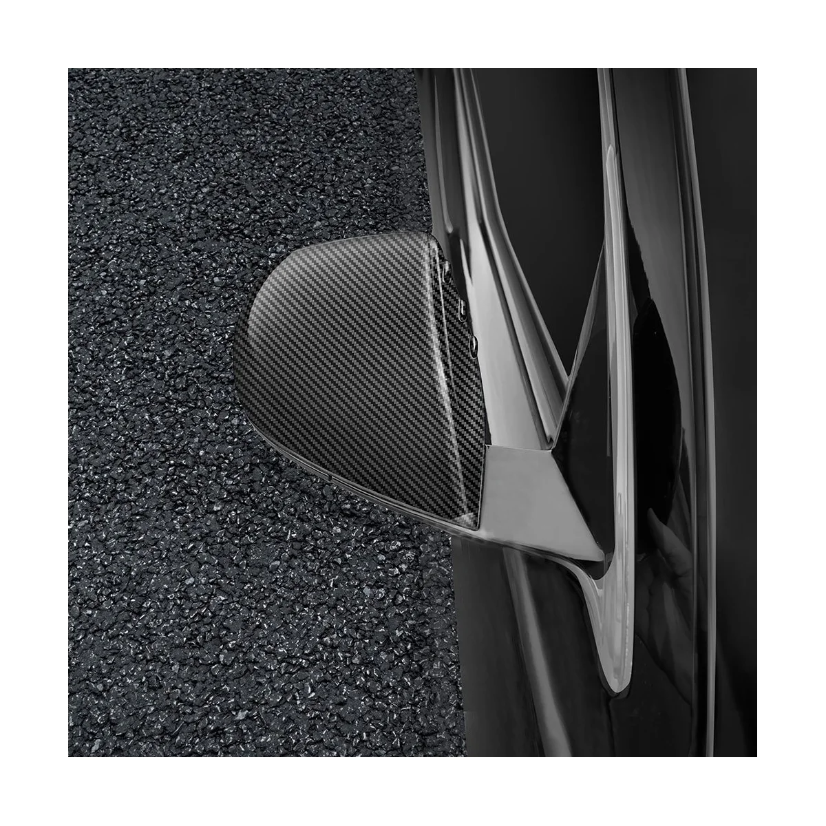 Avto Ogljikovih Vlaken Rearview Strani Stekla, Ogledala Pokrov Trim Okvir Strani Ogledalo Kape za Hyundai IONIQ 6 2022 2023+