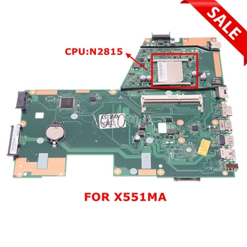 Prenosni računalnik z Matično ploščo Za ASUS F551MA R512MA X551 X551M X551MA Mainboard REV:2.0 Z N2815 CPU Na krovu DDR3