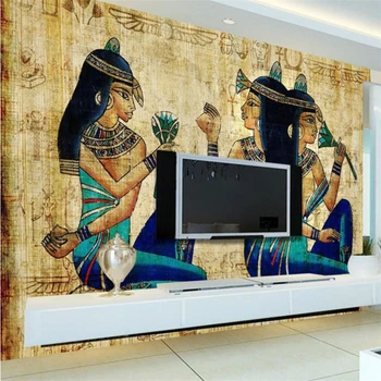 wellyu de papel parede par quarto ozadje po Meri Evropskega stari Egipčanski stene pobarvane v ozadju stene papier peint