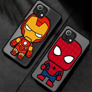 Marvel superheroj risanka mobilnega Telefona Primeru za Xiaomi Mi 11T 12T Pro 9T 12X 11 Lite 13 Ultra Opomba 10 Lite 10T 12 13 Pro